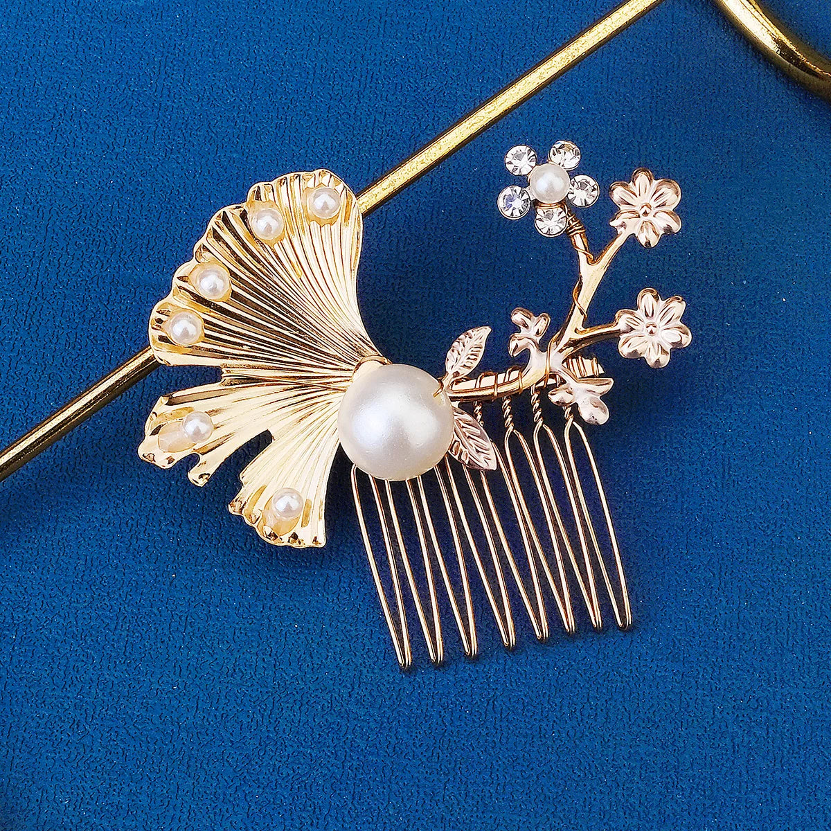 Miallo Handmade Rhinestone Jewelry Wedding Bridal Hair Accessories Side Hair Combs Crystal Pearls Headpieces