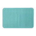 60x90cm Oversized Non Slip Shower Mat Solid Color Bubble Design for Maximum Safety Bath Mat Pad with Suction Cups Adult Disabled