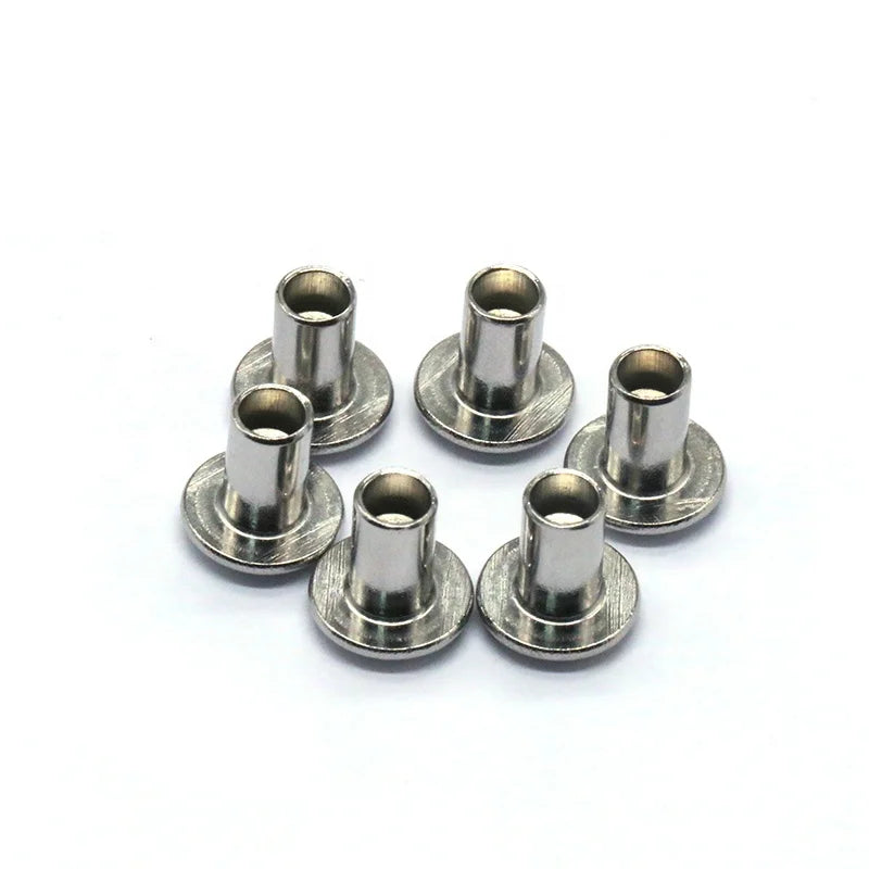 Factory Direct Best Quality Promotional Head 304 Stainless Steel Polished Semi Tubular Rivets ISO Standard Industrial Use