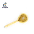Kitchen Dishwasher Brush with Convenient Labor-Saving Long Wooden Handle PP Material for Cleaning Pots and Bowls