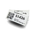 Wholesale Custom Serial Number Label Metal QR Code Label Sticker Silk Screen Printed Aluminium Asset Tag Environmental Friendly