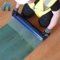 Wuxi ShengFa Soft Blow Molding Moisture Proof Anti Scratch Blue Clear PE Plastic Adhesive Surface Floor Protective Film