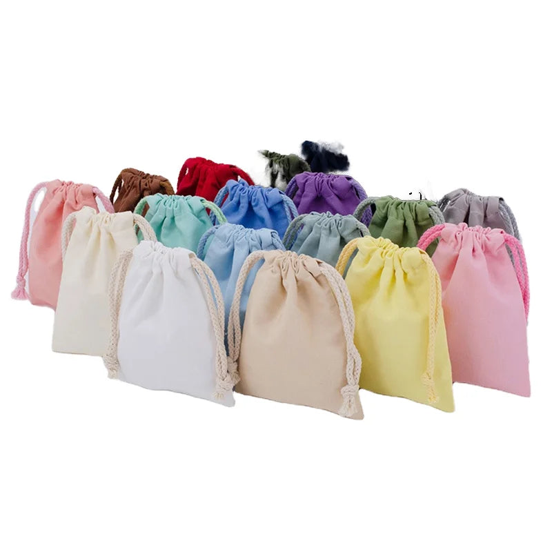 OEM Cotton Drawstring Backpack Customizable Durable Casual Backpack for Events Sports Retail Packaging