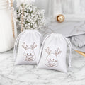 Wholesale Custom 7*9cm White Drawstring Pouches Gift Packaging for Cosmetic and Jewelry Bag Container