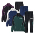 Mens Tracksuits Hoodies Zip up Sweatshirt Sports Sweater Two Piece Pants Set Nylon Men Outfits Casual Unisex Sportswear