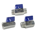 Original Manufacturer Stainless Steel 316 304 Threaded Mini Water Ball Valve
