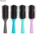Wanmei High Quality Custom Logo ABS Brosse a Cheveux Luxury Denman Detangling Brush Curly Hair