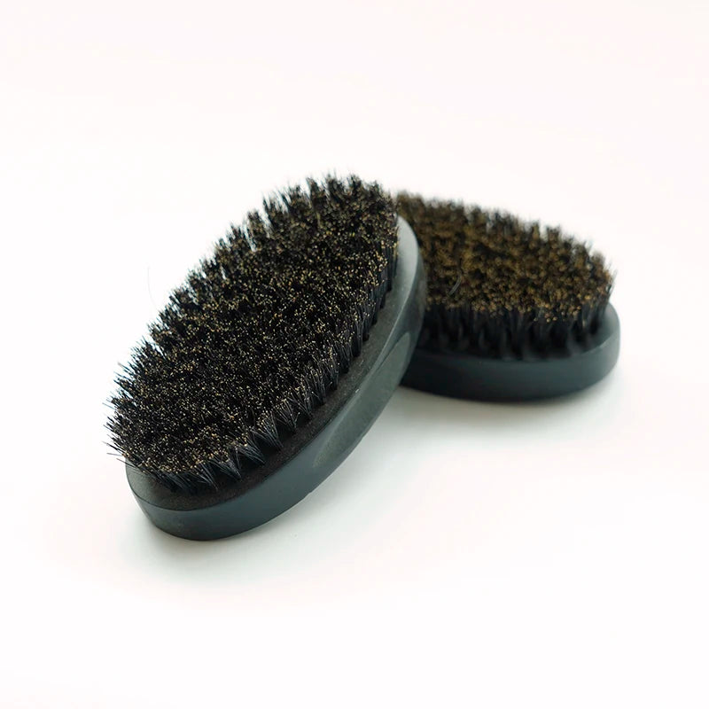 Soft Boar Bristle Pearwood Cleaning Brushes Perfect Beard Grooming Tool for Men Relieves Itch Works with All Balms
