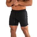 Men's Quick Dry Breathable Spandex Gym Shorts Sports Training Running Pants Pockets XL XXL Sizes Drawstring Closure Print Waist