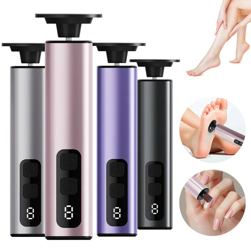 Home Use LCD Foot Callus Remover Professional Manicure Pedicure Tools Dead Skin Remover Foot Grinder Electric Foot File