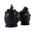 Irregular Resin Hand-painted Fashion Bookends Artistic Design Home Office Decor Figurines