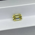 Vivid Yellow Emeral Cut Moissanite Diamond 6x8mm 8x10mm 2ct 4ct VVS1 Emerald Cut Moissanite