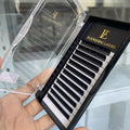 7-15mm Vegan Matte Black Volume Eyelash Extension Private Label Easy Fan 0.03 0.05 0.07 Russians Volume Soft Lash Extensions