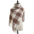 High Quality Tassel Winter Keep Warm Multi Color Acrylic Cotton Soft Smooth Feeling 70x180cm Label Custom Pashmina Women Scarves