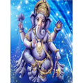 Home Decoration 5d DIY Full Drills Elephant Head Buddha Statue Religious Diamond Art Gem Painting for Adults Beginners