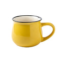 Ceramic Stoneware Belly Mug 400ml Dishwasher & Microwave Safe with Handle Home Coffee Tea Custom Design & Colors Included