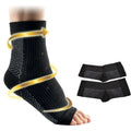 Wholesale Copper Toeless Compression Foot Sleeve Ankle Socks Sport Plantar Fasciitis Socks