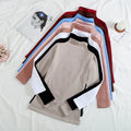 2024 New Arrivals Long Sleeve Skinny Shirt Women Vintage Blank Classic Shirt Low Price Solid Color High Elastic Basic Tops Shirt
