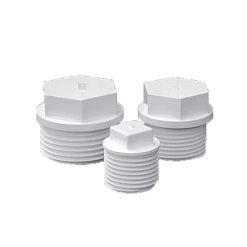 PVC Pipe Cap Inner Thread Outer Thread Plug Tooth Plug Water Pipe Plumbing Pipe Fittings Cap 20_25_32mm