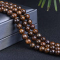 Diy Bracelet Jewelry Brown Natural Stone Loose Beads 8mm 10mm 12mm 14mm Tiger Eye Stone Round Beads