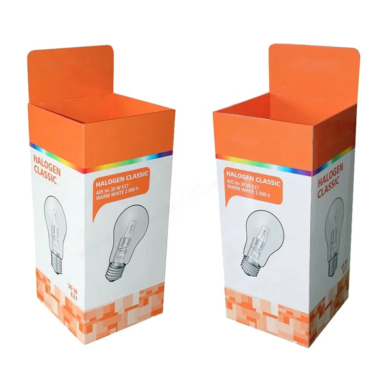 Custom Offest Printing Recycled Paper Retail Dump Bins Foldable Cardboard Dump Bins Display