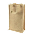 moisture wear resistant Burlap Bag with Drawstring Jute Gift Bag Jewelry Pouches Sacks Bag for two jar Shopping Industrial Use