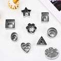 Creative Star Shaped Biscuit Mold DIY Stainless Steel Cake Tools 24pcs Set Cookie Cutters