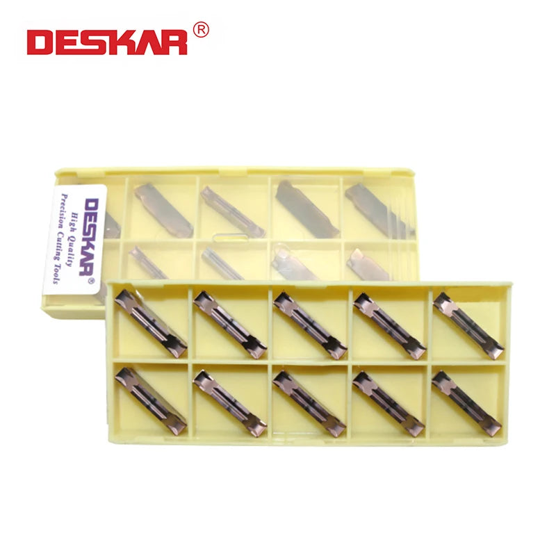 DESKAR CNC Lathe Pressing Slotting Blade Is Suitable for Steel Parts Stainless Steel Processing MGMN300 400-H LF6018