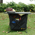 Lightweight Modern Design Outdoor Folding Aluminium Table Easy-to-Carry Picnic Table with Storage Pocket for Camping