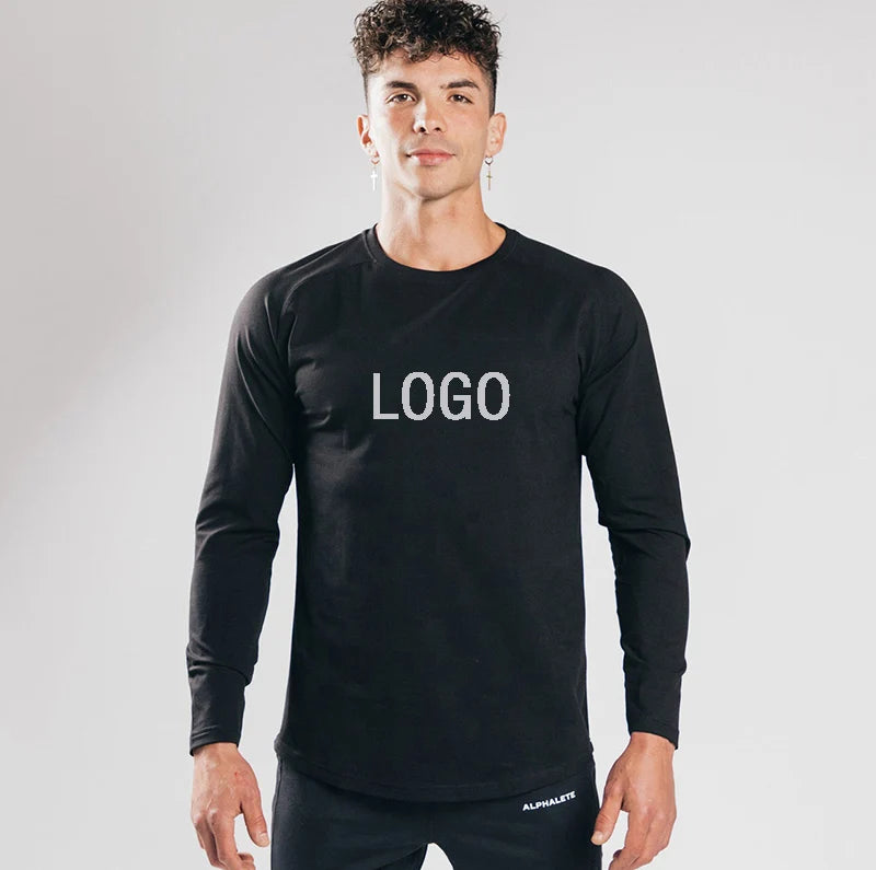 EGY-006 T Shirts Custom Sizing Long Sleeve Quick Dry Fitness Sport Jersey Long Sleeve Blank Tshirt