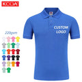 Short Sleeve Ready to Ship in Stocked Bulk Mens Golf Polo Shirt With Custom Logo