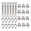 Wholesale Stainless Steel Cable Railing Hardware Kit - Wire Rope Clips & Turnbuckle Eye and Hook and Cable Thimbles