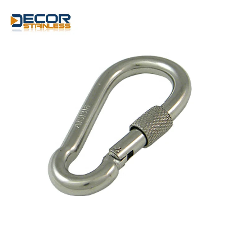 Investment Casting New Hot Product Industrial Architectural Uses Spring Snap Hook with Screw DIN5299 FORM D