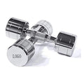 Adjustable Free Weights Electroplated Dumbbells Hand Weighted Steel Dumbbell Set  Gym Home Strength Training Equipment