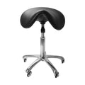 Saddle Style Professional Groomer Stools with Hair Resistant Wheels