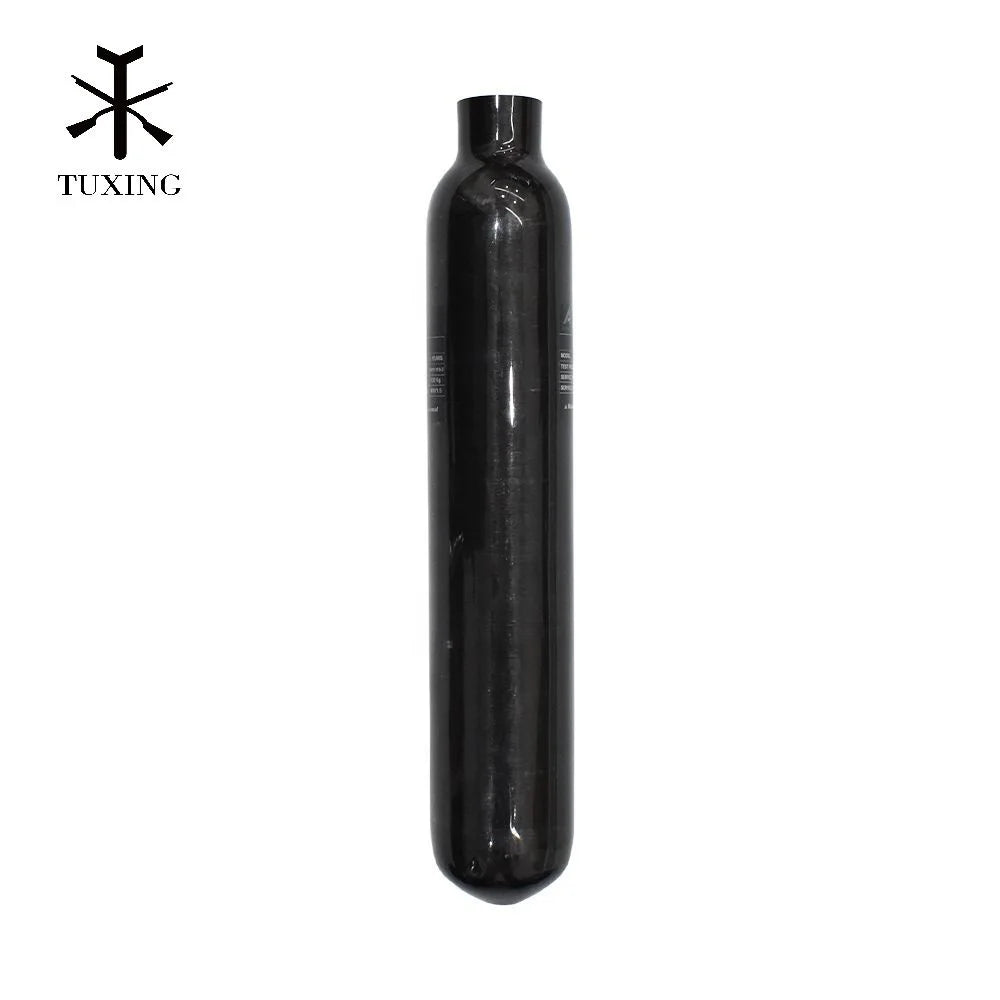 TUXING High Performance ODM OEM 0.37Liter 0.37cc 4500Psi High Pressure Hunting Paintball PCP Gas Cylinder Carbon Fiber Air Tank