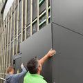 Aluminum Exterior Cladding Silver Grey Color for Building External Cladding