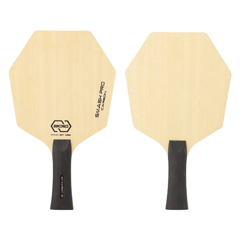 Boli New Design Hexagon Shape Table Tennis Rackets 7 Ply OEM Carbon Pingpong Paddle Blade