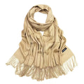 Hot Sale Cashmere Feeling Cape Pashmina Plain Solid Color for Women Girls Kashmiri Shawls Lady Factory Wholesale