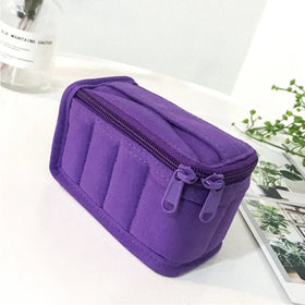 8-Grid Essential Oils Carry Case Shockproof Moisture-proof Cosmetic Organizer Box Portable Convenient