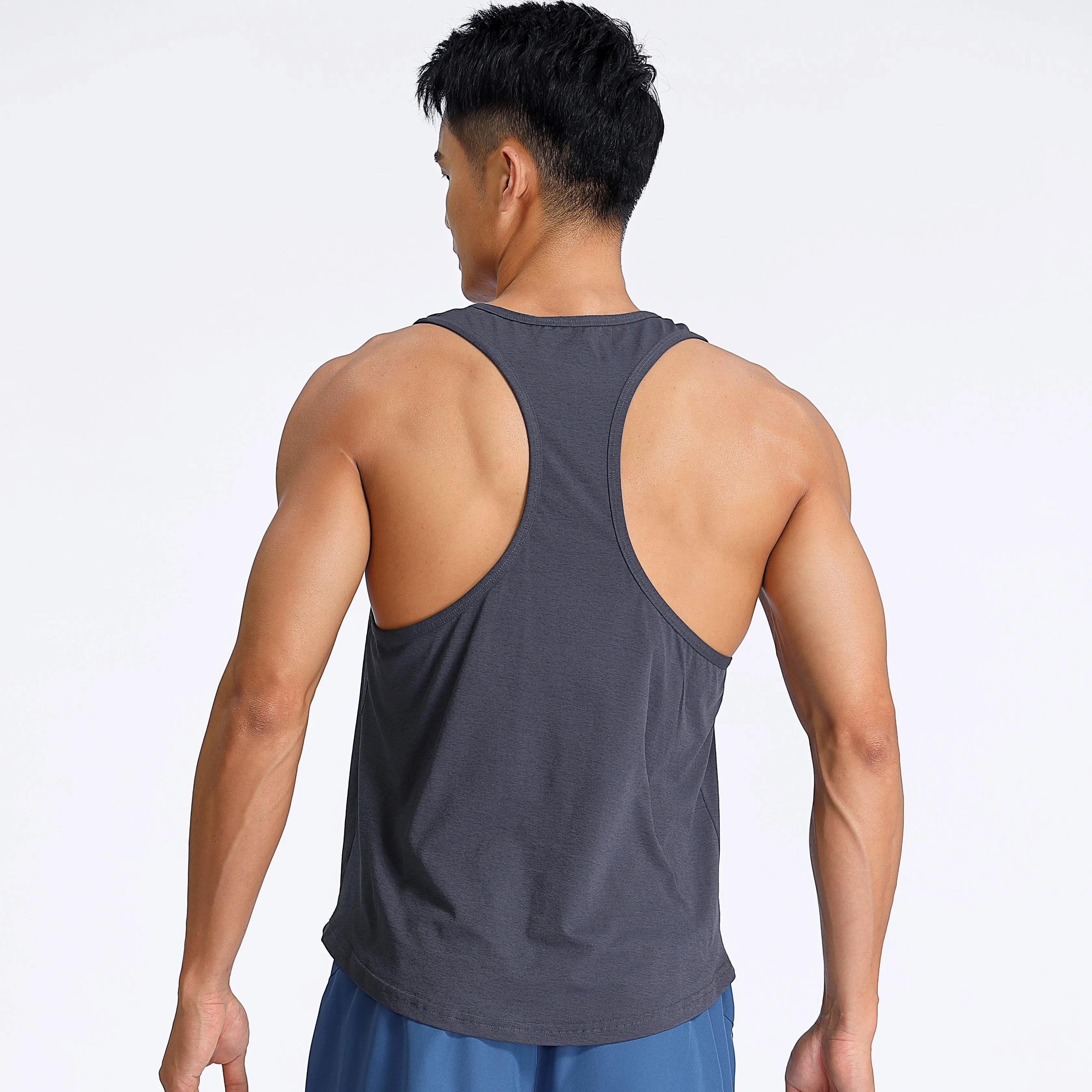 MW1603 Hot Sell Men's Training Wear tank Tops Summer Vest Gym Sport Custom logo for Men
