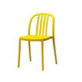 Modern Luxury Plastic Chair with Colorful Geometric Design Popular Stackable Dining Chair for Home Dining Exterior Park Use