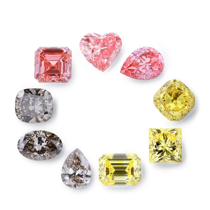 Starsgem Fancy Color Lab Diamond Wholesale Price Lab Grown Diamond Fancy Shape Colorful Lab Diamond