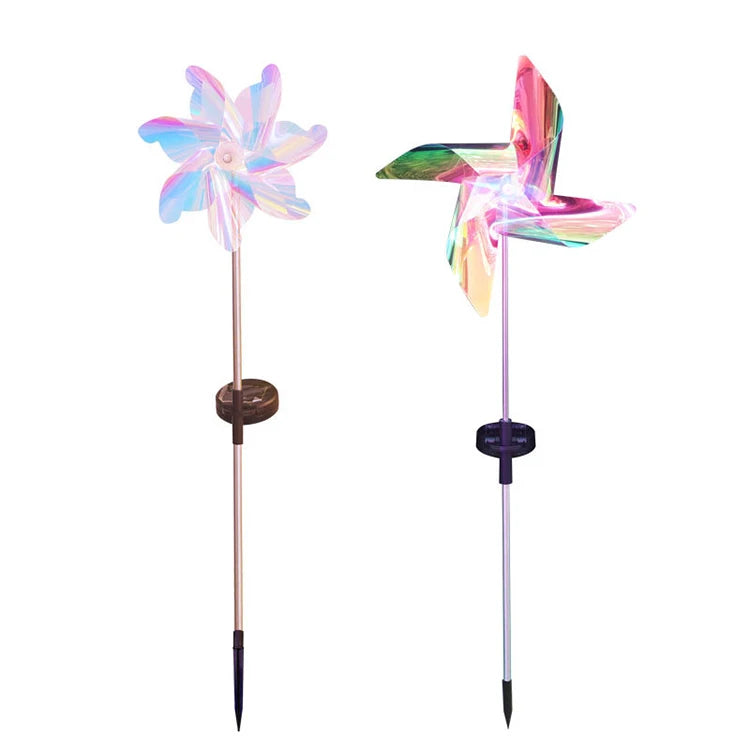 Howlighting Customized Solar LED Windmill Garden Lights IP65 Rated Landscape & Park Decorative Lighting