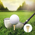 Factory Direct Sale Durable and Stable Bamboo Golf Tees 60/70/83mm Optional Sizes