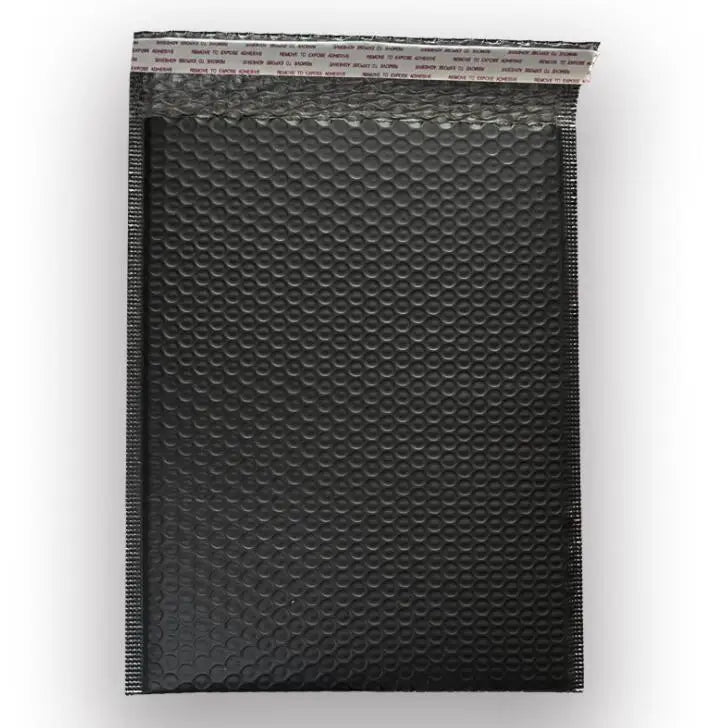 Waterproof and Shockproof Black Co-extruded Film Bubble Bag Logistics Express Clothing Packaging Bag Bubble Envelope Bag Cus