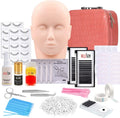 Hot Selling Eyelash Extension Training Kits for Starter Lash Kit Set With Professional Makeup Tool Eyelash Extension Kit Tools