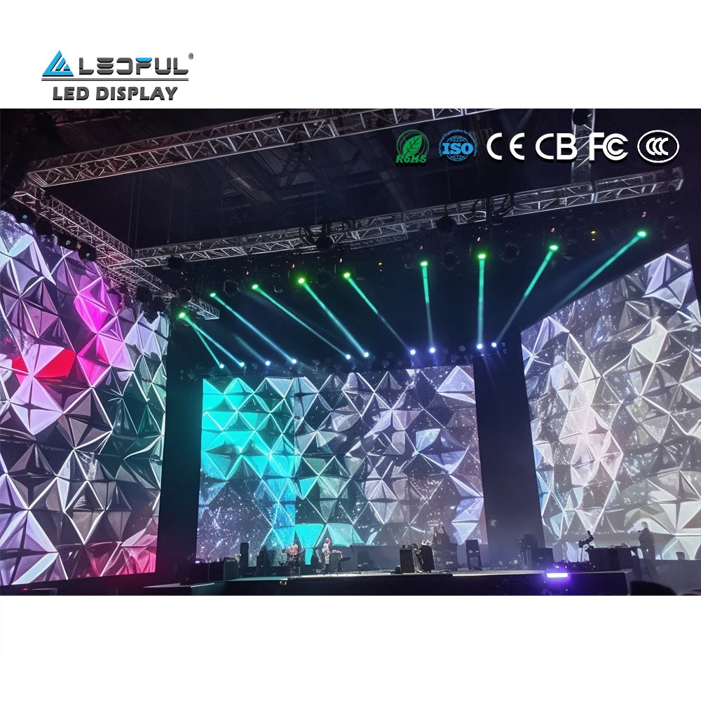 Indoor SMD HD Big Stage Background LED Video Wall Panel Screen P2.9 P3.9 P4.8 Outdoor Capacitive Rental LED Display