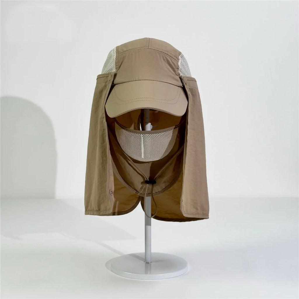 Quick Drying Bucket Hats with Strap Custom Logo Nylon Camp Outdoor Large Sun Protection Fisherman Children Four Seasons