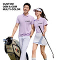 Custom Logo Polyester 190 GSM Men's Polo Shirts Short Sleeve Pique 3 Button Classic Fit Casual T-Shirt Performance Golf Shirts
